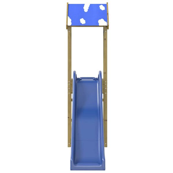 vidaXL Aire de jeux d'ext&eacute;rieur bois de pin impr&eacute;gn&eacute;