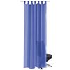 vidaXL Rideau occultant 2 pcs Voile 140 x 225 cm Bleu royal