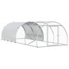 vidaXL Poulailler Argent&eacute; 400 x 150 x 100 cm Acier galvanis&eacute;