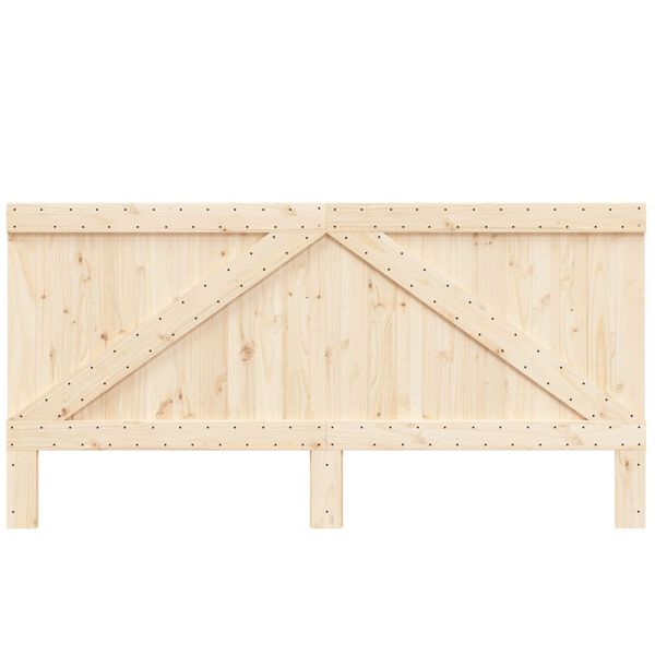vidaXL T&ecirc;te de lit 200x104 cm bois massif de pin