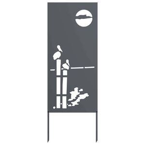 vidaXL &Eacute;cran de confidentialit&eacute; de jardin Anthracite 50 x 140 cm