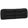 vidaXL Cadre de lit sans matelas Hvar noir 160x200 cm similicuir