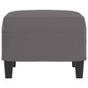 vidaXL Repose-pied Gris 60x50x41 cm Similicuir