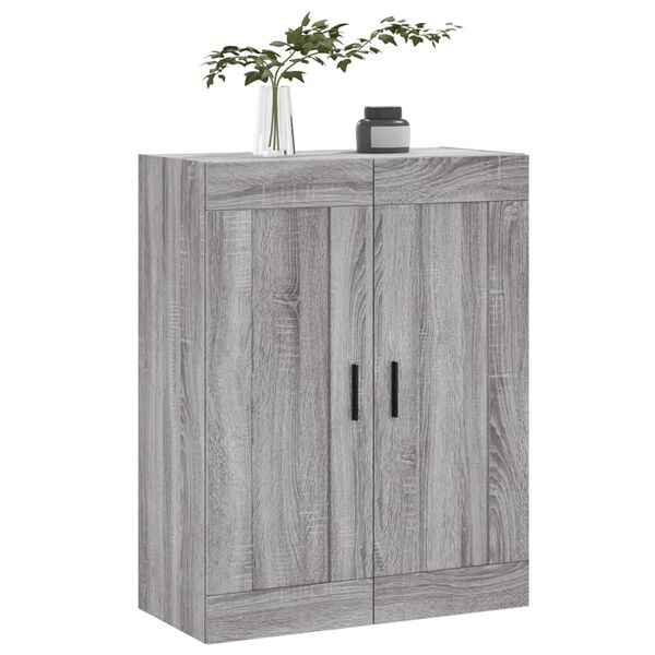 vidaXL Armoire murale sonoma gris 69,5x34x90 cm bois d'ingénierie
