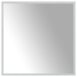 vidaXL Miroir de salle de bain LED Transparent 60 x 60 cm verre tremp&eacute;