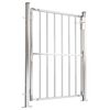 vidaXL Portail de jardin 100 x 120 cm en acier inoxydable