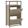 vidaXL Armoire &agrave; chaussures ch&ecirc;ne sonoma 60x34x112cm bois d'ing&eacute;nierie