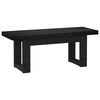 vidaXL Banc de salle &agrave; manger NOAIN 120 x 41 x 45 cm Pin massif Noir