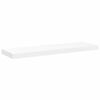 vidaXL &Eacute;tag&egrave;res murales flottantes 2 pcs blanc 80x23,5x3,8 cm MDF