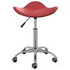 vidaXL Chaise de bureau Rouge bordeaux Similicuir