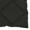 vidaXL Duvet d'&eacute;t&eacute; simple Noir 220 x 135 cm Microfibre
