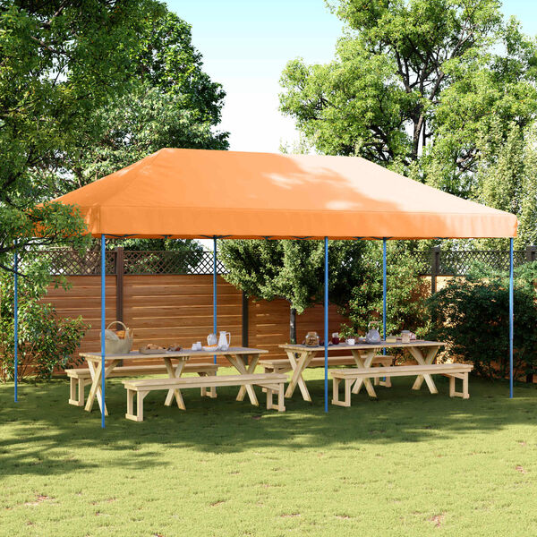 vidaXL Tente de f&ecirc;te Orange 292 x 580 x 315 cm Tissu Oxford