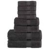 vidaXL Ensemble de serviettes de qualit&eacute; sup&eacute;rieure SOLUND 8 pcs
