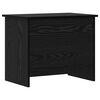 vidaXL Coffre de rangement avec stockage Ch&ecirc;ne noir 60 x 40 x 50 cm
