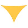 vidaXL Voile de parasol tissu oxford triangulaire 4x4x5,8 m jaune