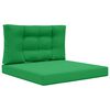 vidaXL Coussin de canap&eacute; d'ext&eacute;rieur Polyester Vert 80 x 80 cm