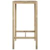 vidaXL Ensemble de bar de jardin 5 pcs Bois de pin impr&eacute;gn&eacute;