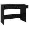 vidaXL Bureau Noir 101x50x76,5 cm Bois d'ing&eacute;nierie