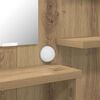 vidaXL Tables de maquillage pour chambre avec tiroir Ch&ecirc;ne artisanal