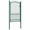 vidaXL | Porte de Cl&ocirc;ture | Vert 100 x 175 cm Acier peint par poudre