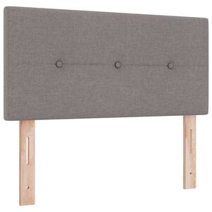 vidaXL T&ecirc;te de lit LED Taupe tissu