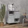 vidaXL Buffet Gris b&eacute;ton 60x35x70 cm Bois d'ing&eacute;nierie