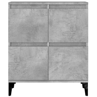 vidaXL Buffet Gris béton 60x35x70 cm Bois d'ingénierie