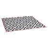 Bo-Camp Tapis d'ext&eacute;rieur Chill mat Lewisham 2x1,8 m M noir et blanc