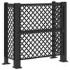 vidaXL Treillis pour poubelles Anthracite 123 x 47 x 114 cm PP
