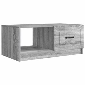 vidaXL Table basse Sonoma gris 90 x 50 x 37 cm Bois d'ing&eacute;nierie
