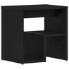 vidaXL Cabinet de chevet 2 pcs Ch&ecirc;ne noir 40 x 30 x 40 cm