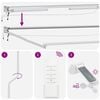 vidaXL Auvent r&eacute;tractable &eacute;lectrique Cr&egrave;me 2,5 x 2 m