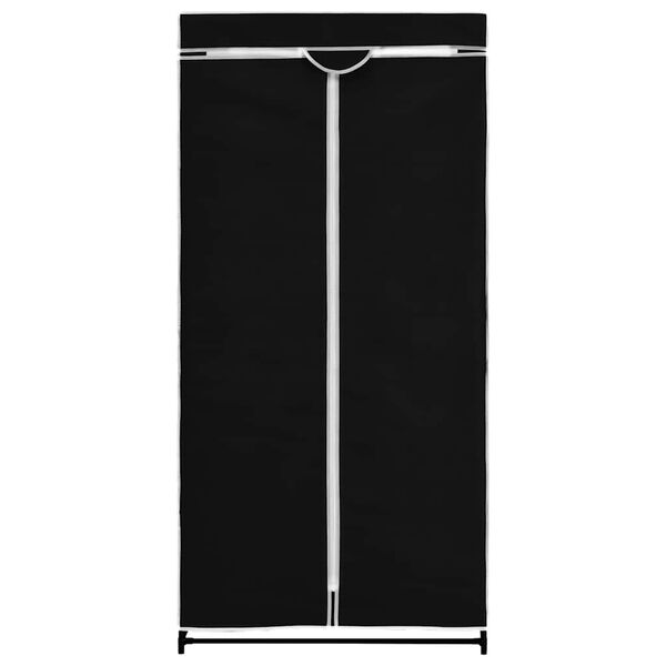 vidaXL Garde-robe Noir 75x50x160 cm