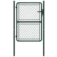 vidaXL Portillon Acier 100 x 150 cm Vert