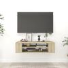 vidaXL Meuble TV suspendu Ch&ecirc;ne sonoma 100x30x26,5 cm Bois ing&eacute;nierie