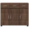 vidaXL Buffet Ch&ecirc;ne brun 88,5 x 30,5 x 73 cm Bois d'ing&eacute;nierie