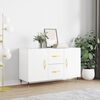 vidaXL Buffet blanc 100x36x60 cm bois d'ing&eacute;nierie