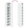 vidaXL Armoire de rangement mince blanc 40x42,5x225 cm