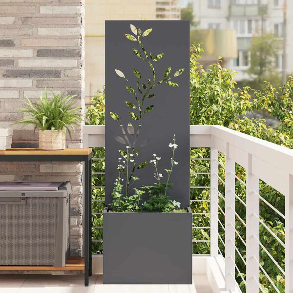vidaXL &Eacute;cran de confidentialit&eacute; de jardin Anthracite 50 x 140 cm