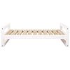vidaXL Lit pour chien Blanc 95,5x65,5x28 cm Bois de pin solide