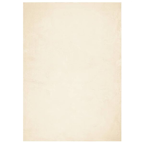 vidaXL Tapis HUARTE &agrave; poils courts doux et lavable cr&egrave;me 160x230 cm
