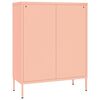 vidaXL Armoire &agrave; tiroirs Rose 80x35x101,5 cm Acier