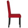 vidaXL Chaises &agrave; manger lot de 2 rouge bordeaux velours