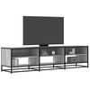 vidaXL Meuble TV sonoma gris 180x40x46 cm bois d'ing&eacute;nierie