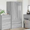 vidaXL Cabinet de salle de bain Gris Sonoma 79,5 x 49 x 156 cm
