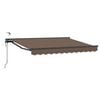 vidaXL Auvent r&eacute;tractable &eacute;lectrique Taupe 5 x 3 m