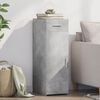 vidaXL Buffet gris b&eacute;ton 30x42,5x93 cm bois d'ing&eacute;nierie