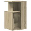 vidaXL Table d'appoint ch&ecirc;ne sonoma 35x35x60 cm bois d'ing&eacute;nierie