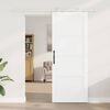 vidaXL Porte coulissante ORKDAL Blanc 83 x 211 cm Pin massif