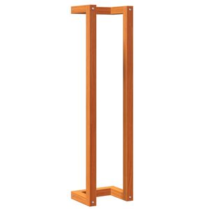 vidaXL Porte-serviette marron cire 23x18x90 cm bois de pin massif